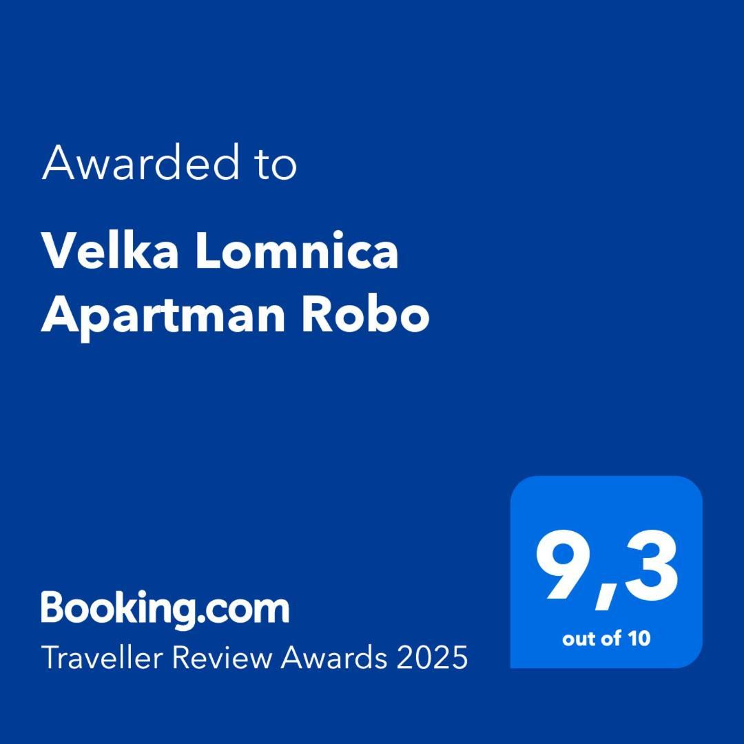 Velka Lomnica Apartman Robo ภายนอก รูปภาพ